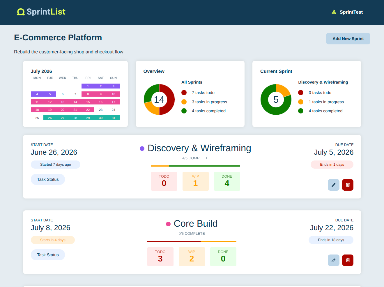 Web application example 1